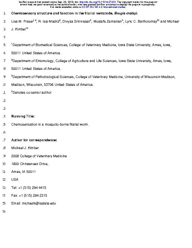 Fraser et al. 2018 - Chemosensory structure and function in the filarial nematode, Brugia malayi.jpeg