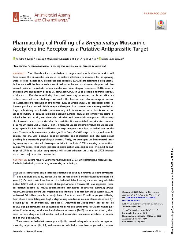 Gallo et al. 2023 - Pharmacological Profiling of a Brugia malayi Muscarinic Acetylcholine Receptor as a Putative Antiparasitic Target.jpeg
