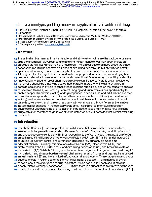 Ryan et al. 2026 - Deep phenotypic profiling uncovers cryptic effects of antifilarial drugs.jpeg